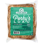 A Pup Above Gently Cooked Grain Free Porky's Luau w/ Bone Broth Frozen Dog Food, Front 1 lb
