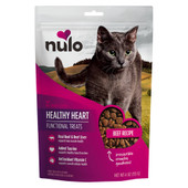 Nulo Healthy Heart Beef Recipe Functional Crunchy Cat Treats - Front