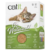 Catit Go Natural! Wood Clumping Cat Litter - Front