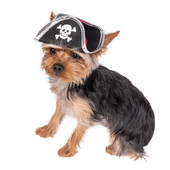 Barks & Boos Halloween Pirate Hat Pet Accessories  - Back
