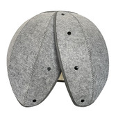 Sammy & Sadie The Cocoon Cat Felt Bed - Front