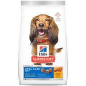 Hill's Science Diet Specialty Oral Care Chicken, Rice & Barley Recipe Adult Premium Dry Dog Food - Front