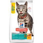 Hill's Science Diet Specialty Perfect Weight Chicken Recipe Adult Premium Dry Cat Food - Front