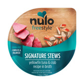 Nulo Freestyle Signature Stews Yellowfin Tuna & Crab Recipe in Broth Grain-Free Wet Cat Food - Front