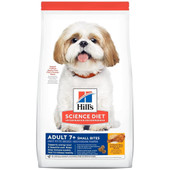Hill's Science Diet Small Bites Chicken Meal, Barely & Rice Recipe Adult 7+ Premium Dry Dog Food - Front
