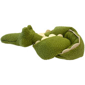 Fog City Pet Twisties Crocodile Plush Dog Toy - Side