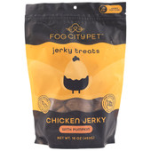 Fog City Pet Chicken w/ Pumpkin Recipe Air- Dried Jerky Dog Treats - Front