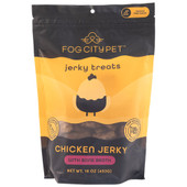  Fog City Pet Chicken w/ Bone Broth Recipe Air-Dried Jerky Dog Treats - Front