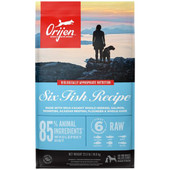 Orijen Six Fish Recipe Dry Dog Food - Front, 23.5 lb