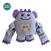 Big Fix Friends Fang Cuddlearms Plush Dog Toy by Snugarooz - Front