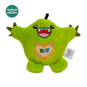 Big Fix Friends Spike Hugface Plush Catnip Cat Toy by Snugarooz - Front