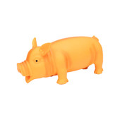 Rascals Large Grunting Pig Latex Dog Toy - Front