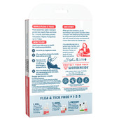 Wondercide Peppermint Scent Flea & Tick Spot On for Cats w/ Natural Essential Oils, 3-Pack - Back