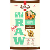 Primal Kibble In The Raw Chicken Recipe Kibble-Sized Bites Freeze-Dried Raw Dog Food - Front
