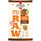 Primal Kibble In The Raw Beef Recipe Kibble-Sized Bites Freeze-Dried Raw Dog Food - Front