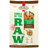 Primal Kibble In The Raw Small Breed Chicken Recipe Kibble-Sized Bites w/ Freeze-Dried Raw Chicken Dog Food - Front, 4 lb