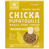 A Pup Above Friendly Grains Chicka Pupatouille Whole Food Cubies Air-Dried Dog Food - Front, 2lb