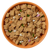 A Pup Above Friendly Grains Turkey Pilaf Whole Food Cubies Air-Dried Dog Food - Front, Food