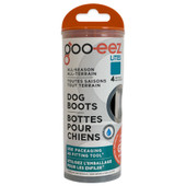 Goo-eez Black Lites Dog Booties, 4-Pack - Packaging