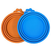Pet Food Express 3-in-1 Silicon Can Lid, 2-Pack - Back