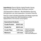 Diggs Gold N' Delicious Peanut Butter Treat Spread for Dogs - Ingredients