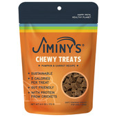 Jiminy's Pumpkin & Carrot Recipe Soft Training Dog Treats - Front, 6 oz