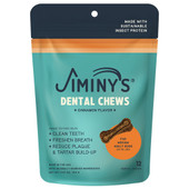 Jiminy's Cinnamon Flavor X-Small Dental Dog Chews - Front, Medium