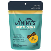 Jiminy's Cinnamon Flavor Small Dental Dog Chews - Front