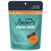 Jiminy's Cinnamon Flavor Medium Dental Dog Chews - Front