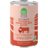 Open Farm Grain & Legume Free Chicken & Grass-Fed Beef Recipe Pate Canned Dog Food - Front