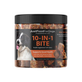JustFoodForDogs 10-In-1 Multi-Bite Soft Chews Dog Supplement