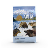 Taste of the Wild Grain-Free Pacific Stream Canine Recipe w/ Smoke-Flavored Salmon Dry Dog Food - Front