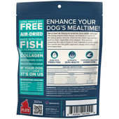 Plato Fish + Collagen Recipe Air-Dried Dog Food Topper - Back