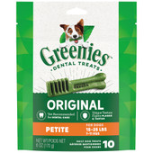 Greenies Original Dental Care Daily Dog Treats - Front, Petite