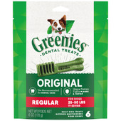 Greenies Original Dental Care Daily Dog Treats - Front, Rehular