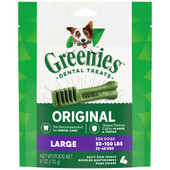 Greenies Original Dental Care Daily Dog Treats - Front, Large 