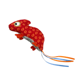 Fog City Pet Red Lizard Catnip Cat Toy - Front