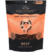 Fog City Pet Beef Sausage Jerky Dog Treats - Front, 16 oz