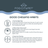 Fog City Pet 10-12" Skinny Bully Stick 35-49g Dog Chew Treat - Front