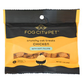 Fog City Pet Snackables Crunchy w/ Soft Filling Chicken Trial Size Cat Treats - Front