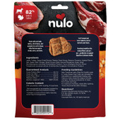 Nulo Gut Health Lamb & Turkey Recipe Functional Jerky Bite Dog Treats - Back