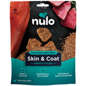 Nulo Skin & Coat Salmon Recipe Functional Jerky Bite Dog Treats - Front