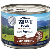 ZIWI Peak Beef Recipe Canned Cat Food - Front, 6.5 oz