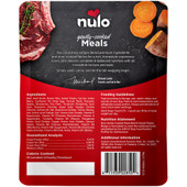 Nulo Gently Cooked Meals Beef & Sweet Potato Recipe Adult Dog Food - Back
