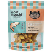 Cat Sushi Sake Wild Salmon Crunchy Cat Treats - Front