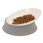 Great & Small Tilted Cat Food Bowl - Front