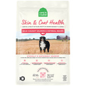 Open Farm Skin & Coat Health Wild-Caught Salmon & Oatmeal Recipe Dry Dog Food - Front