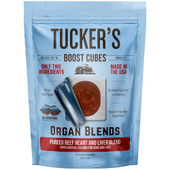 Tucker's Boost Cubes Organ Blends Pureed Beef Heart & Liver Blend Frozen Dog & Cat Meal Topper - Front
