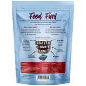 Tucker's Boost Cubes Organ Blends Pureed Beef Heart & Liver Blend Frozen Dog & Cat Meal Topper - Back