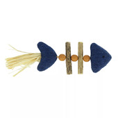 Turbo Blue Fish Dangle Interactive Cat Toy - Front